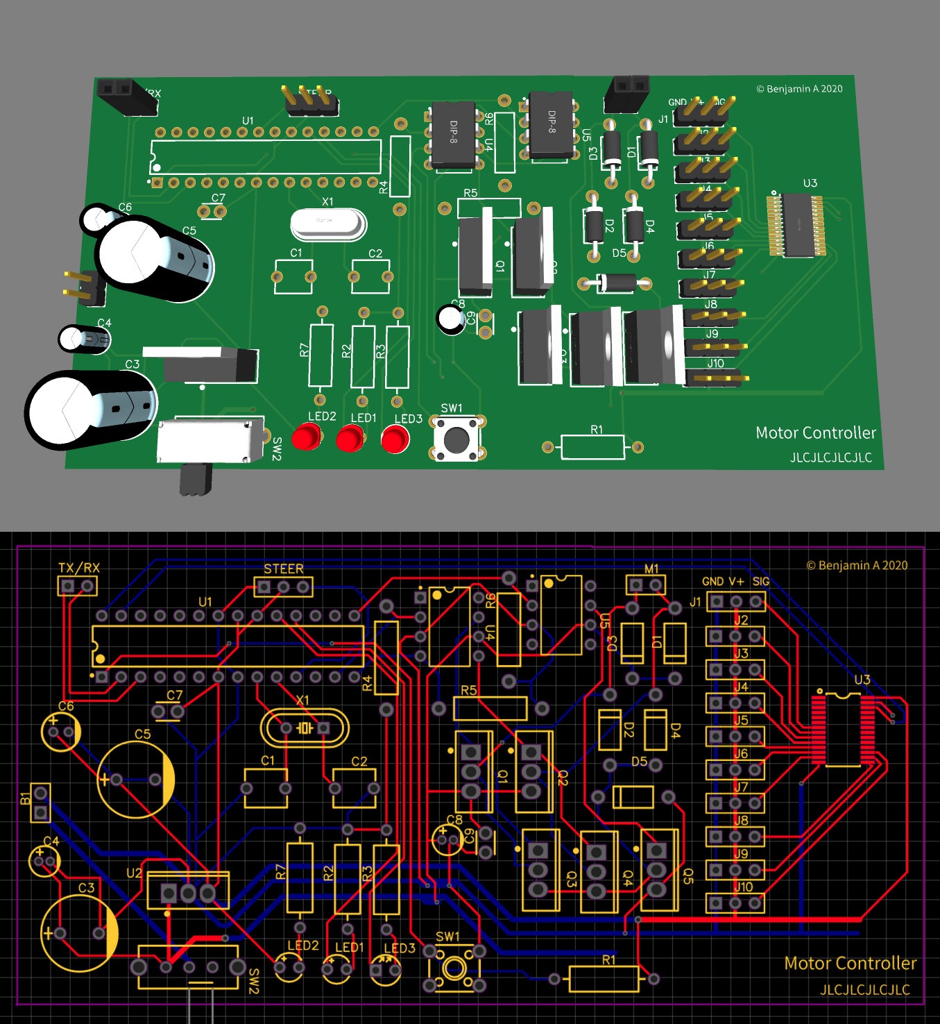 PCB rendering